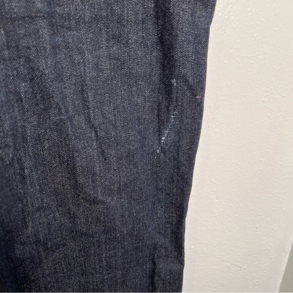 Vintage Talbots Trouser Jeans Dark Wash Wide Leg 12P - Picture 4 of 9